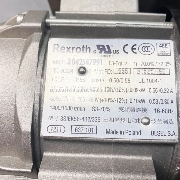 REXROTH  3842547991 3SIEK56-4B2339 - Image 5
