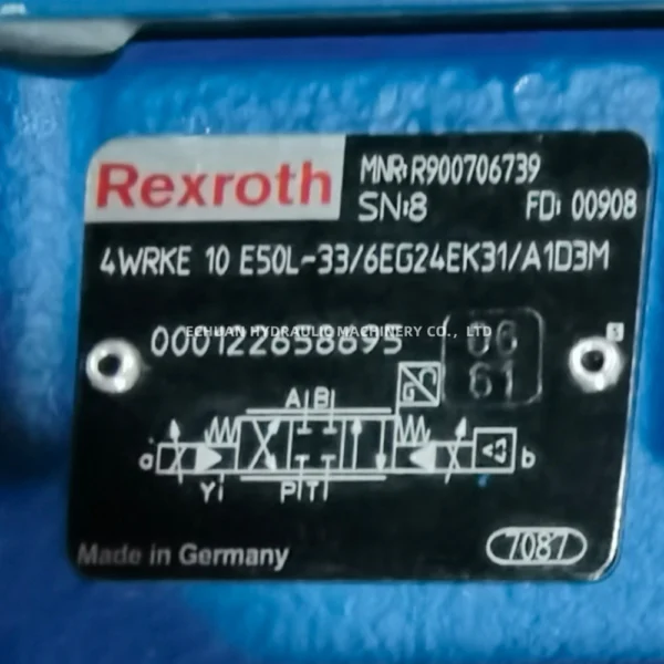 REXROTH R900706739 4WRKE 10 E50L-336EG24EK31A1D3M - Image 2
