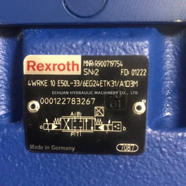 REXROTH R900719754 4WRKE 10 E50L-336EG24ETK31A1D3M - Image 2