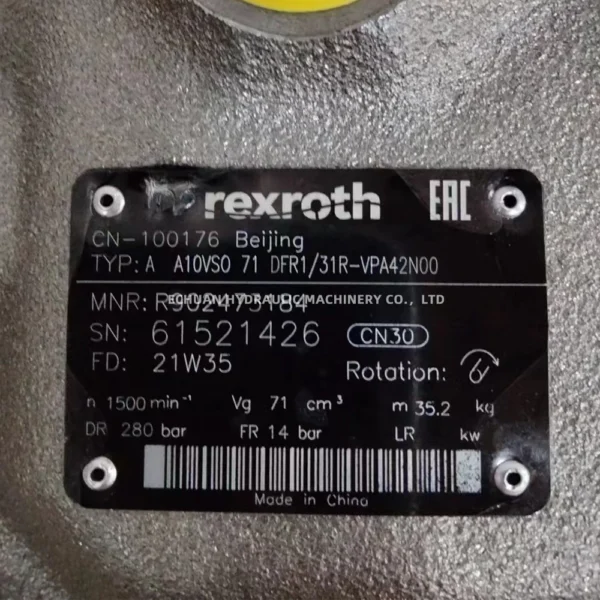 REXROTH A10VSO71DFR131R-VPA42N00 R902473184 - Image 5