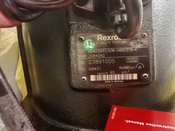 REXROTH 2084092 A6VM200EP263W-VAB027FTB-K - Image 5