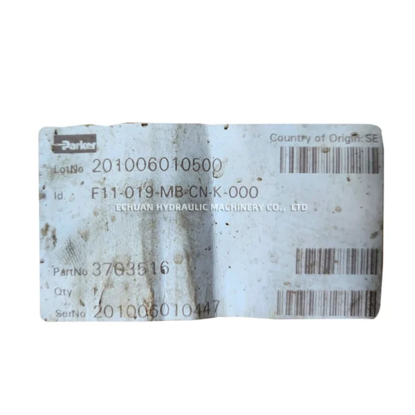 PARKER F11-019-MB-CN-K-000 - Image 2
