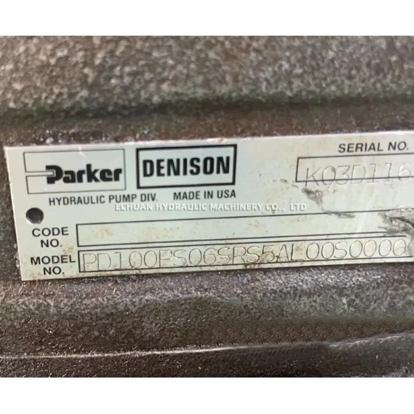 PARKER PD100PS02SRS5AL00S - Image 3