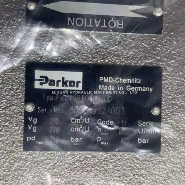 PARKER PV270R1K1T1NMMC - Image 3