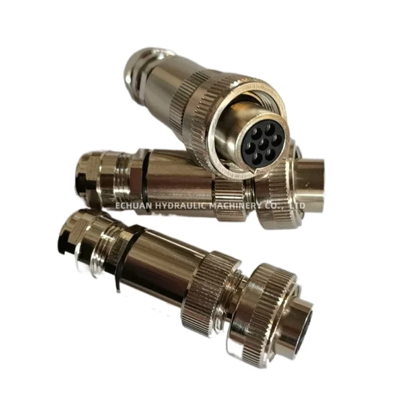 PARKER proportional valve servo valve seven-core plug aviation metal plug - Image 2