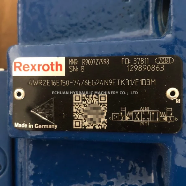 REXROTH R900727998 4WRZE16E150-746EG24N9ETK31F1D3M - Image 2