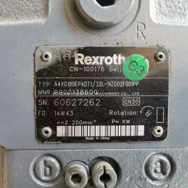 REXROTH  R902138600 A4VG180EP4DT1-32L-NZD02F001PP - Image 2