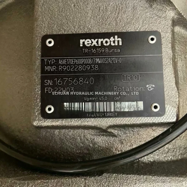 REXROTH R902280938 A6VE170EP600P000B71MWV0S2A21IV-0 - Image 4