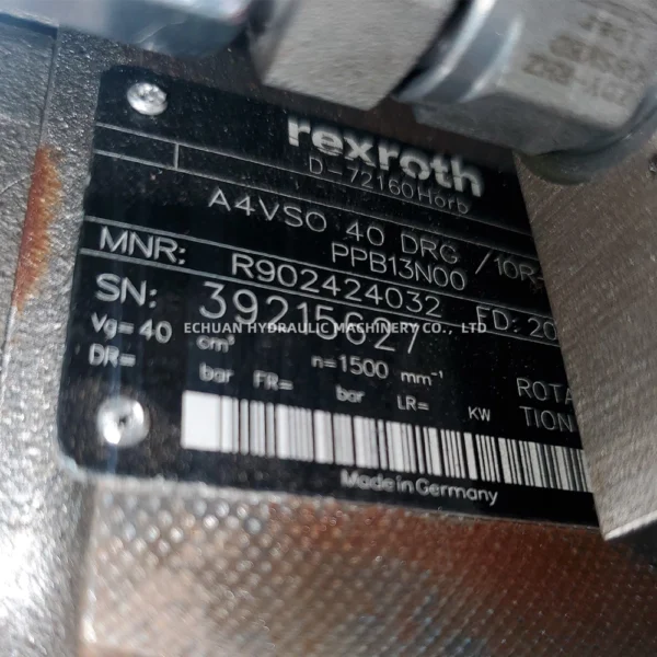 REXROTH R902424032 A4VSO 40 DRG10R-PPB13N00 - Image 3