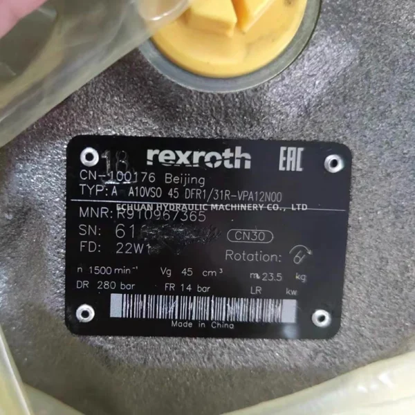 REXROTH R910967365 A A10VSO45DFR1/31R-VPA12N00 - Image 4