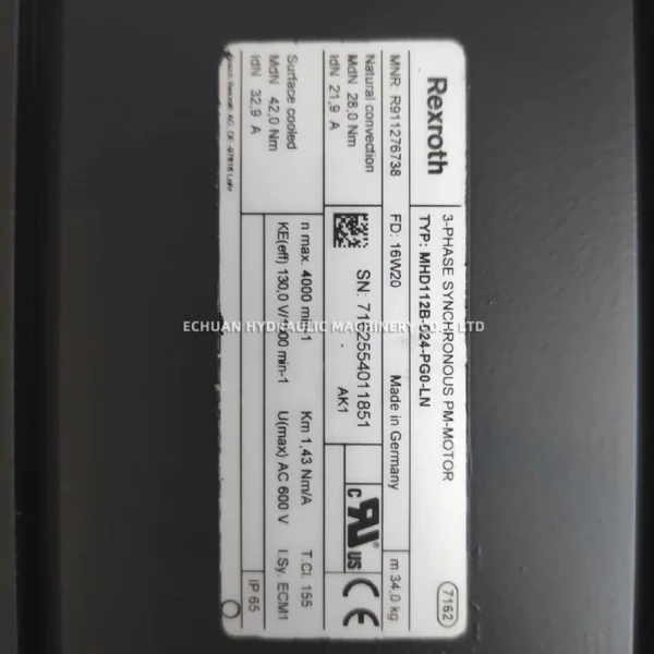 REXROTH R911276738 MHD112B-024-PG0-LN - Image 6