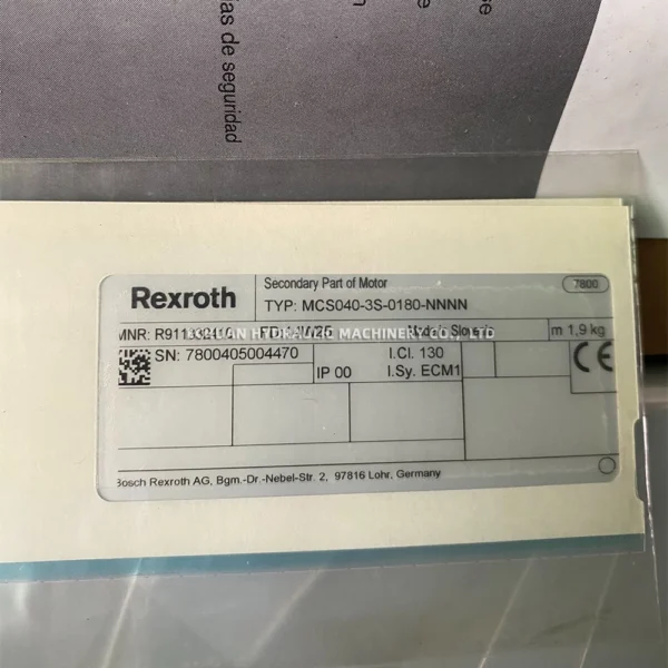 REXROTH R911332410 MCS040-3S-0180-NNNN - Image 2