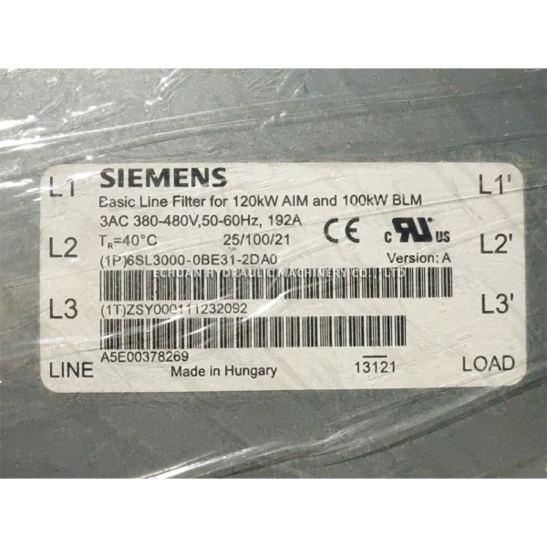 SIEMENS 6SL3000-0BE31-2DA0 - Image 4