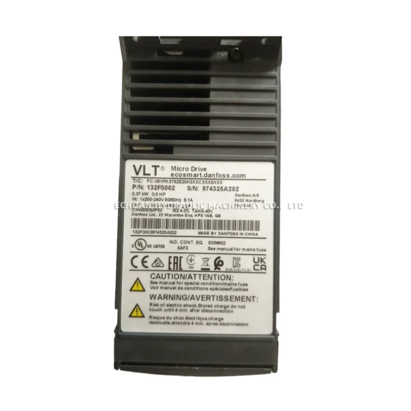 DANFOSS FC-015PK37S2E20H3XXCXXXSXXX - Image 2