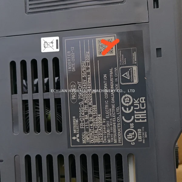 MITSUBISHI FR-D720s-0.75K-CHT - Image 2