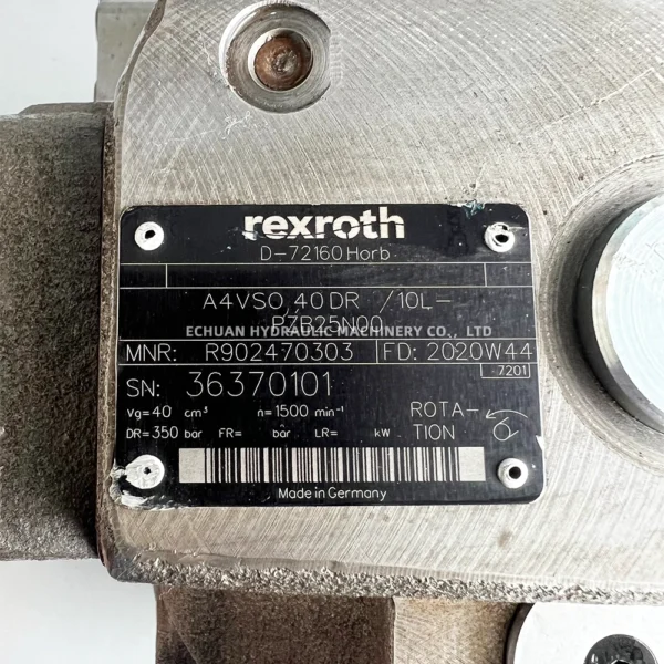 REXROTH R902470303 A4VSO 40DR/10L-PZB25N00 - Image 2