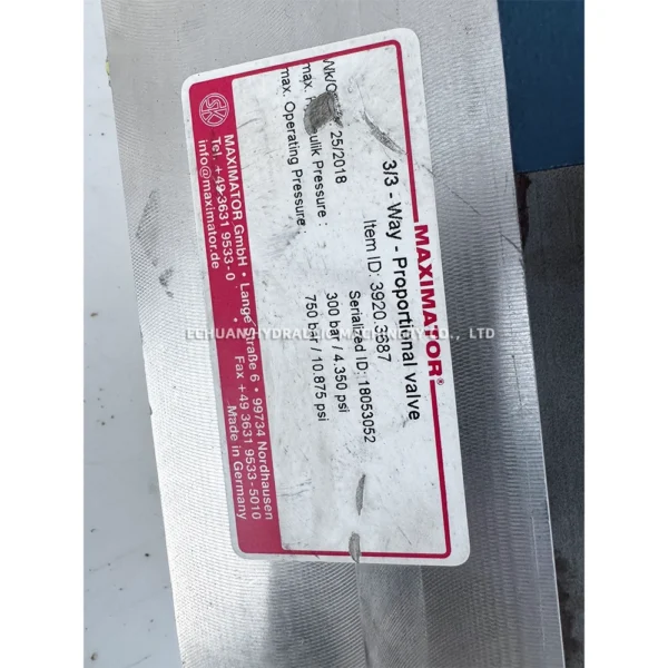 REXROTH 0811404600 4WRPEH 6 C3 B04L-20/G24K0/A1M - Image 2