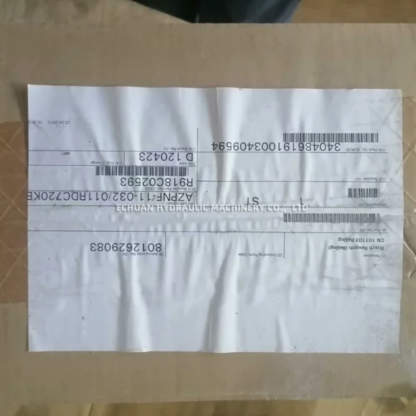 REXROTH R918C02593 AZPNF-11-032/011RDC720KE - Image 2