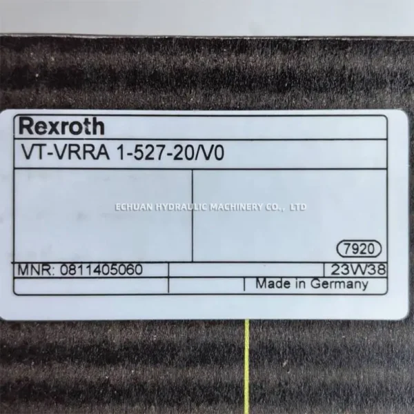REXROTH 0811405060 VT-VRRA 1-527-20/V0 - Image 3