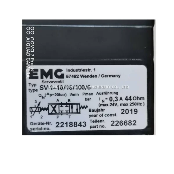 EMG SV1-10161006 servo valve - Image 4