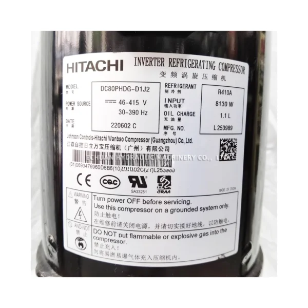 HITACHI DC80PHDG-D1J2 - Image 2