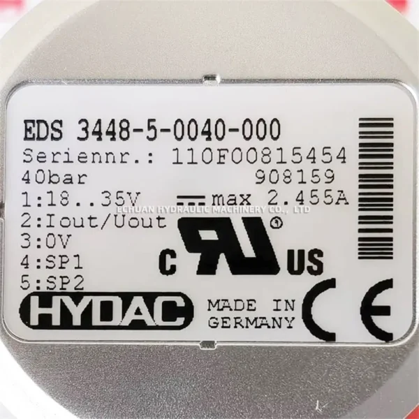 HYDAC 908159 EDS3448-5-0040-000 - Image 3