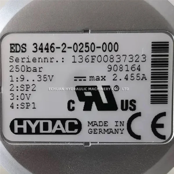 HYDAC 908164 EDS3446-2-0250-000 - Image 2