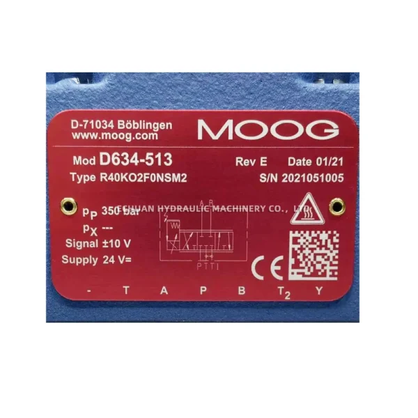 MOOG D634-513 R40KO2F0NSM2 - Image 2