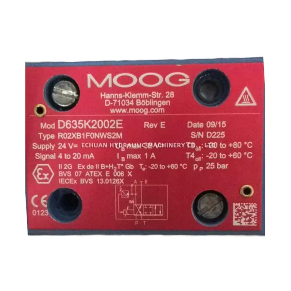 MOOG D635K2002E R02XB1F0NWS2M - Image 2