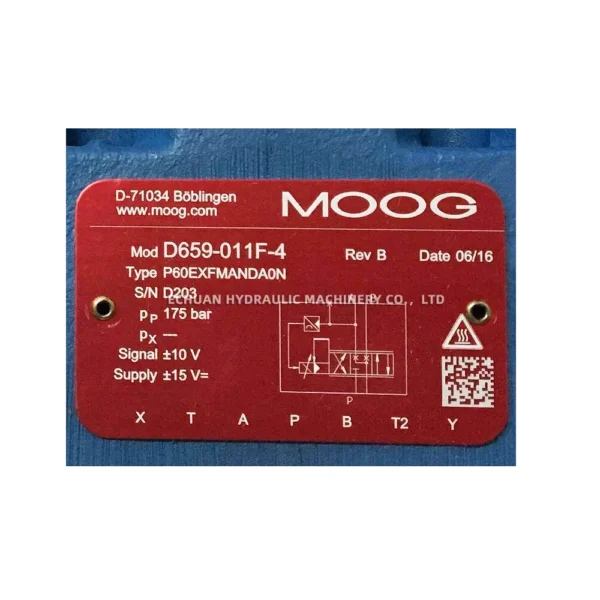 MOOG D659-011F-4 P60EXFMANDA0N - Image 2