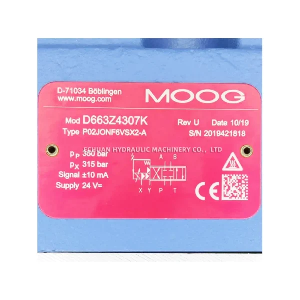 MOOG D663Z4307K P02JONF6VSX2-A - Image 4