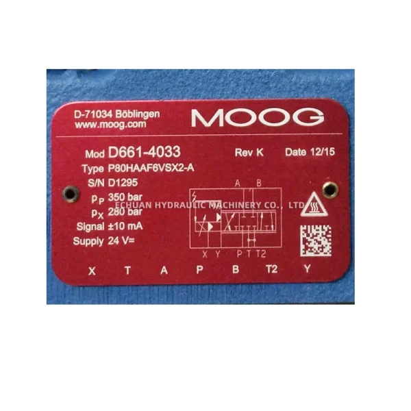 MOOG D661-4033 P80HAAF6VSX2-A - Image 2