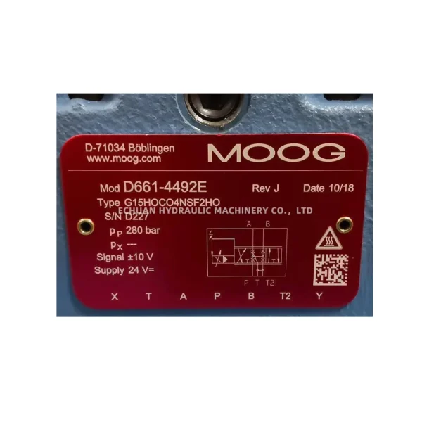 MOOG D661-4492E G15HOCO4NSF2H0 - Image 2