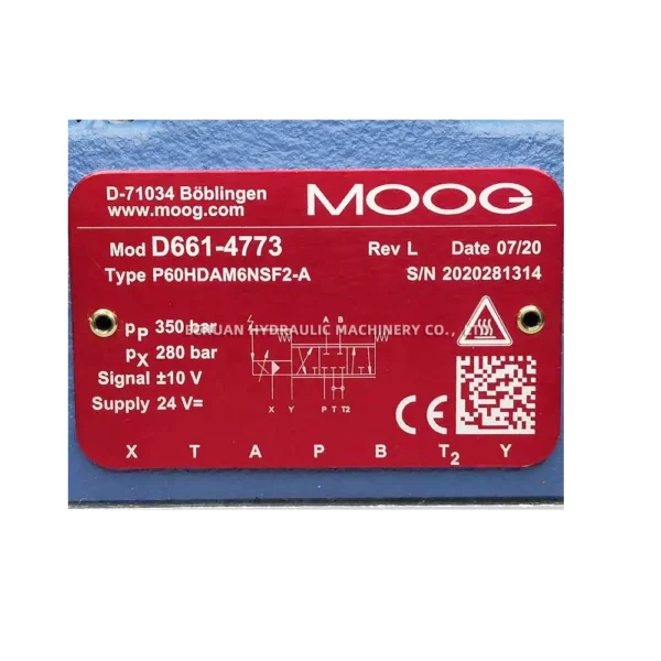 MOOG D661-4773 P60HDAM6NSF2-A - Image 2