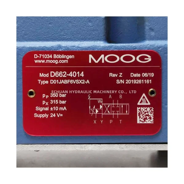MOOG D662-4014 D01JABF6VSX2-A - Image 3