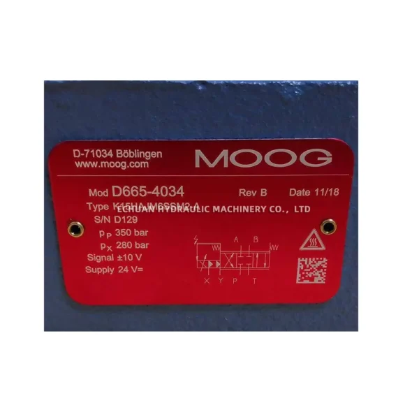 MOOG D665-4034 K15HAJM6SSM2-A - Image 2