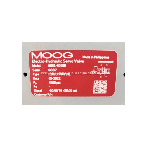 MOOG G631-3013B H05JOFM4VBQ - Image 2