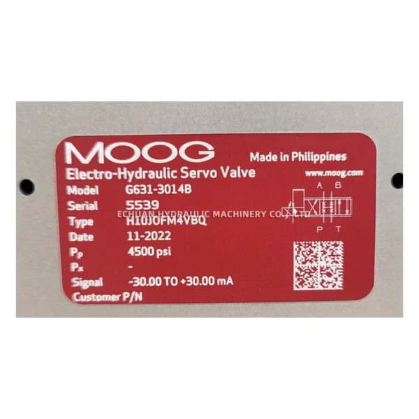 MOOG G631-3014B H10JOFM4VBQ - Image 2