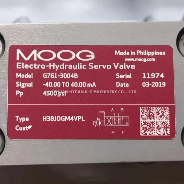 MOOG G761-3004B H38JOGM4VPL - Image 2