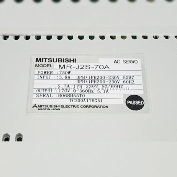 MITSUBISHI MR-J2S-70A - Image 4