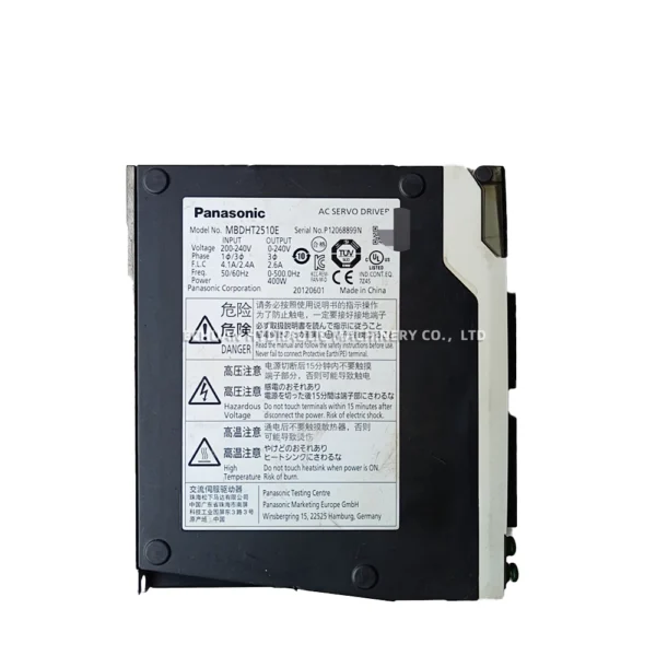 PANASONIC MBDHT2510E Servo Driver 400W-1 - Image 2