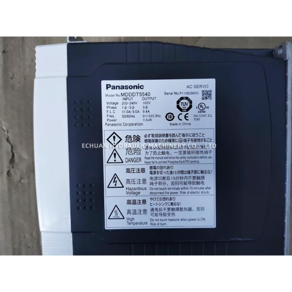 PANASONIC MDDDT5540 Servo Driver 1.5KW - Image 4