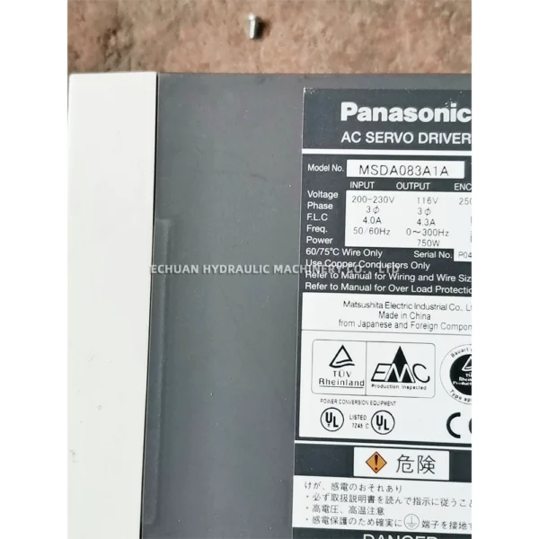 PANASONIC  MSDA083A1A Servo Driver - Image 3