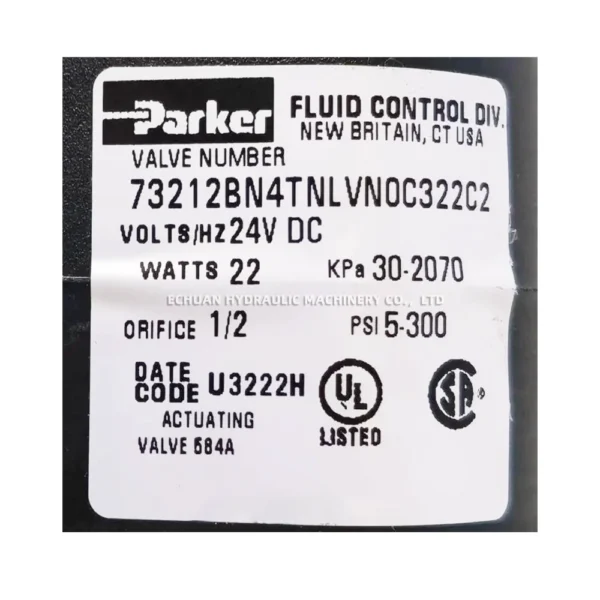 PARKER 73212BN4TNLVN0C322C2 - Image 2