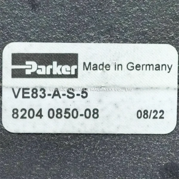 PARKER VE83-A-S-5 8204 0850-08 - Image 3