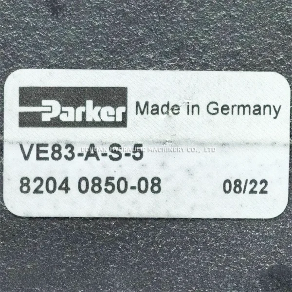 PARKER VE83-A-S-5 8204 0850-08 - Image 2