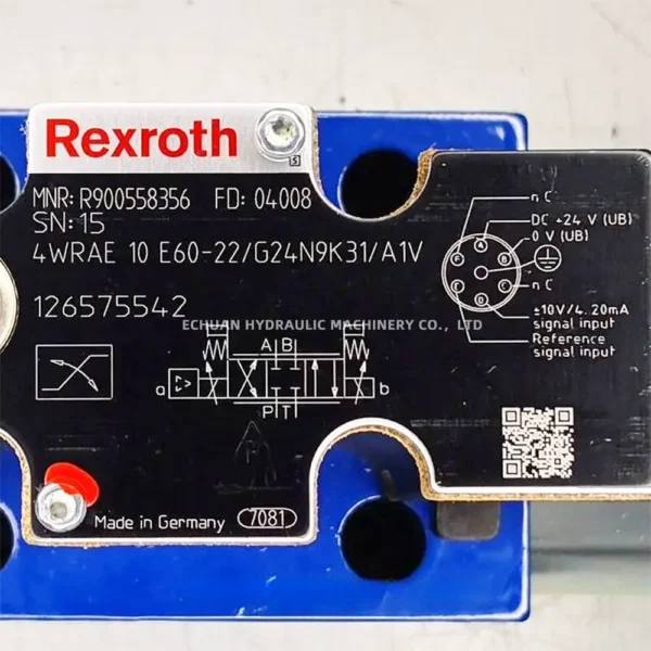 REXROTH R900558356 4WRAE10E60-2X/G24N9K31/A1V - Image 2
