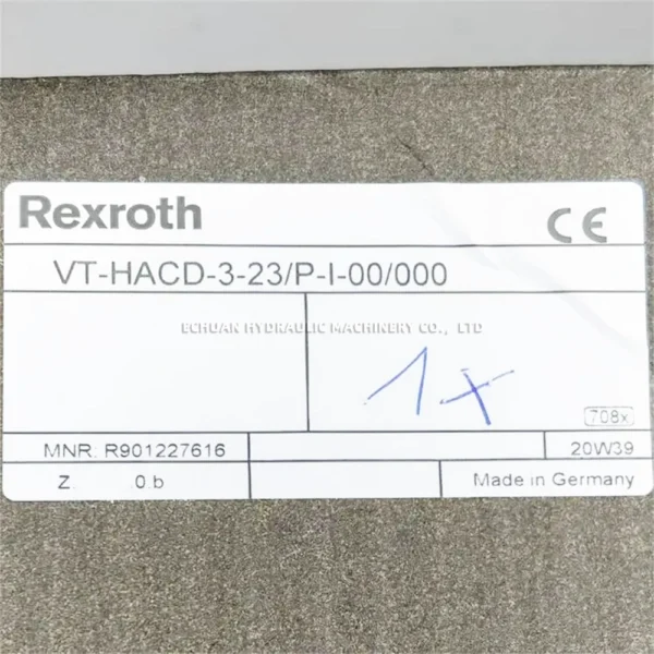 REXROTH R901227616 VT-HACD-3-23/P-1-00/000 - Image 2