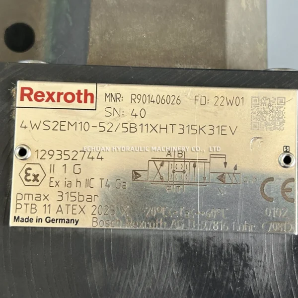 REXROTH R901406026 4WS2EM10-52/5B11XHT315K31EV - Image 4