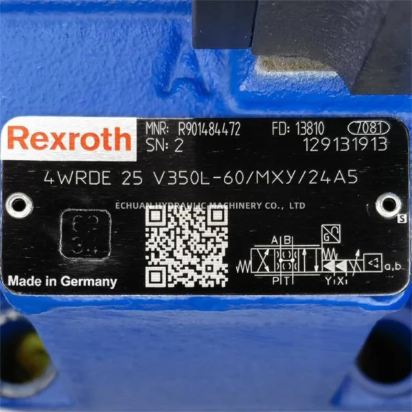 REXROTH R901484472 4WRDE 25 V350L-60/MXY/24A5 - Image 4